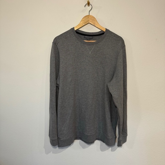 Free Fly Apparel Men's Crewneck Sweater - Gray - Picture 3 of 7